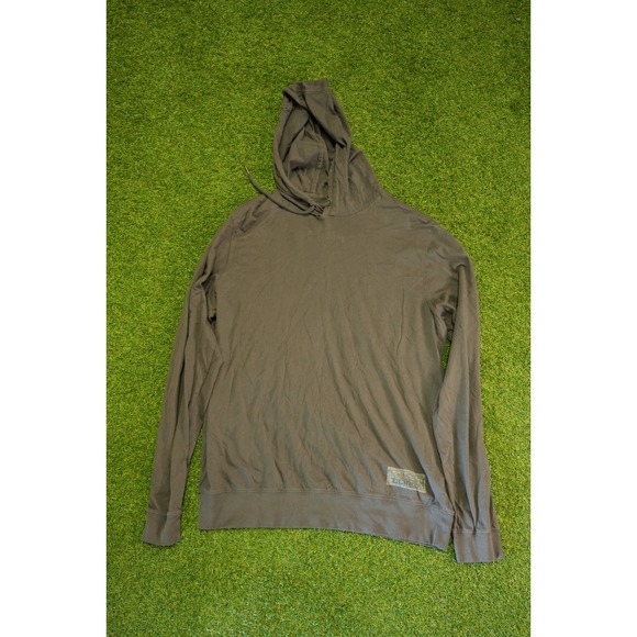 L.L.Bean Other - L.L.Bean Hoodie Mens Medium Gray Slightly Fitted Outdoor‎ Long Sleeve Pullover